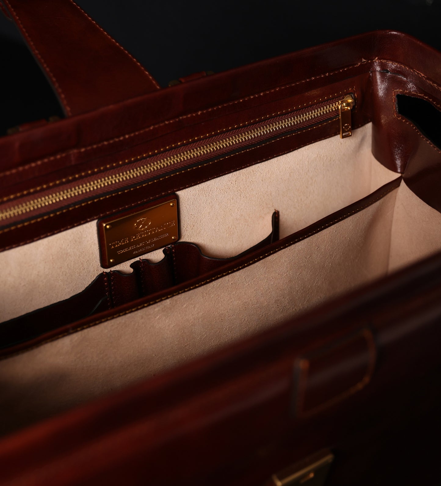 Large Leather Briefcase - The Firm