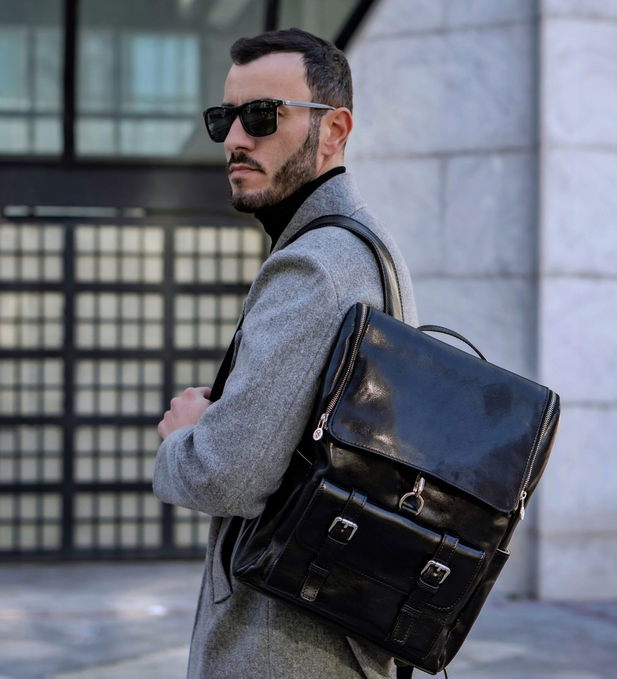 Large Leather Backpack - The Odyssey