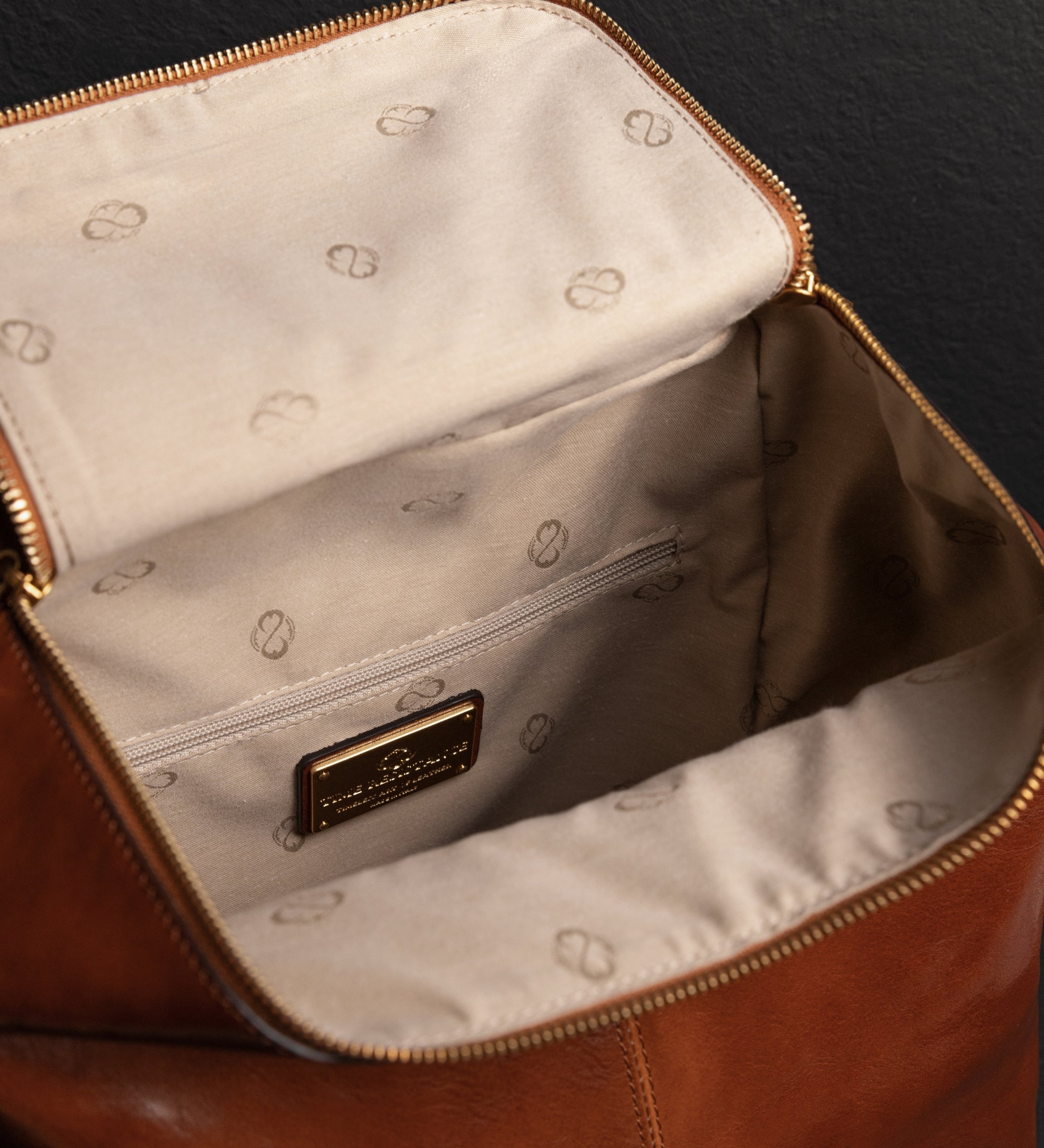 Leather Backpack - A Bend in the River