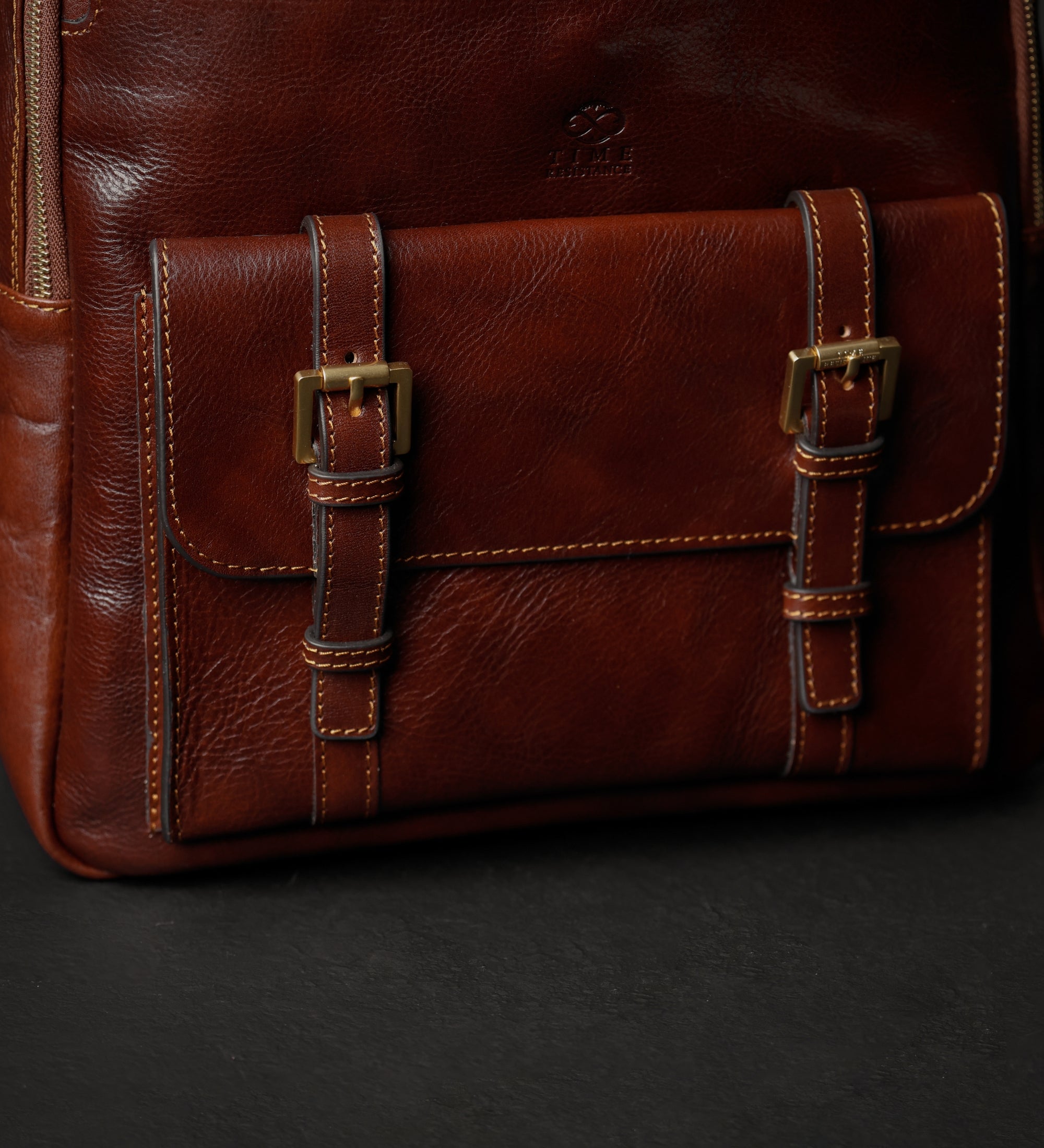 Womens Leather Backpack Travel Bag - The Divine Comedy